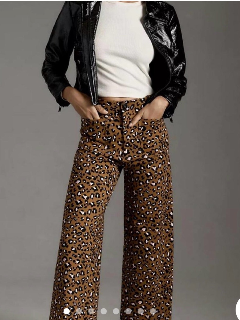 Maeve by Anthropologie "The Colette Crop" Wide-Leg Pants